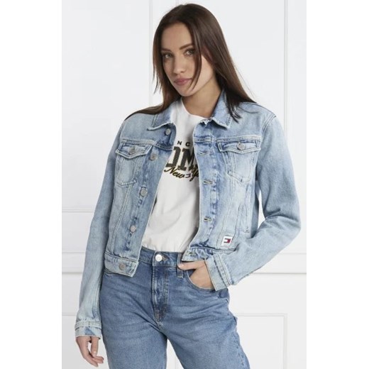 Tommy Jeans Kurtka jeansowa IZZIE | Slim Fit ze sklepu Gomez Fashion Store w kategorii Kurtki damskie - zdjęcie 172979919