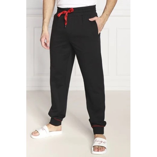 Hugo Bodywear Spodnie dresowe Monologo | Regular Fit ze sklepu Gomez Fashion Store w kategorii Spodnie męskie - zdjęcie 172980016