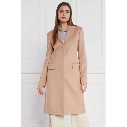 Calvin Klein Płaszcz ESSANTIAL CROMBIE | z dodatkiem kaszmiru Calvin Klein 36 wyprzedaż Gomez Fashion Store