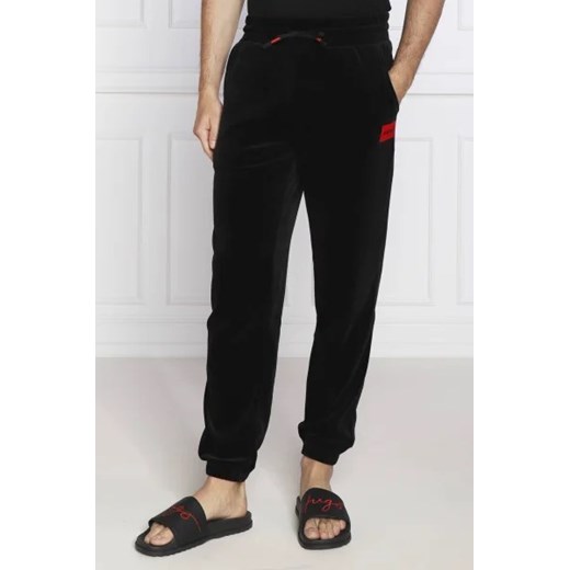 Hugo Bodywear Spodnie dresowe Velour Pants | Regular Fit ze sklepu Gomez Fashion Store w kategorii Spodnie męskie - zdjęcie 172980725