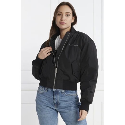 Tommy Jeans Kurtka bomber | Cropped Fit ze sklepu Gomez Fashion Store w kategorii Kurtki damskie - zdjęcie 172981468