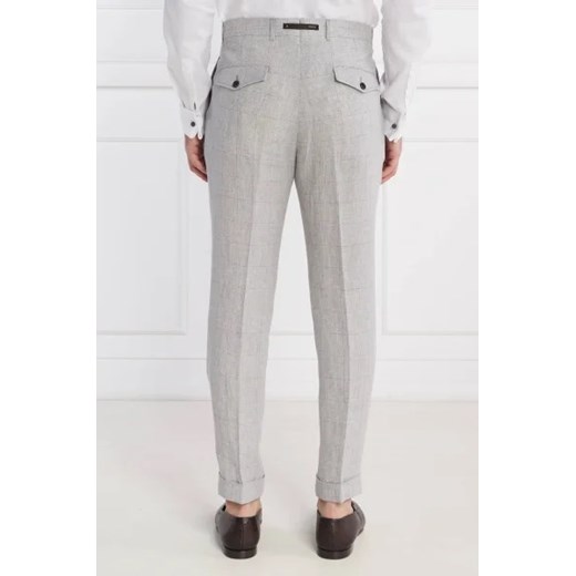 Windsor Lniane spodnie chino 13 Sapo | Slim Fit Windsor 50 okazja Gomez Fashion Store