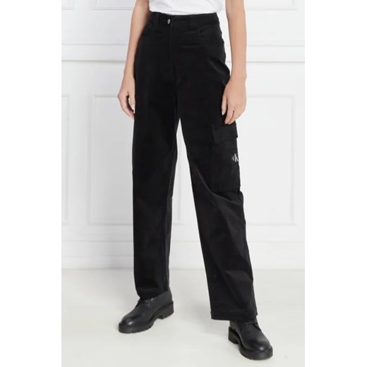 CALVIN KLEIN JEANS Spodnie | Regular Fit ze sklepu Gomez Fashion Store w kategorii Spodnie damskie - zdjęcie 172985599