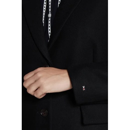 Tommy Hilfiger Wełniany płaszcz | z dodatkiem kaszmiru Tommy Hilfiger 42 wyprzedaż Gomez Fashion Store