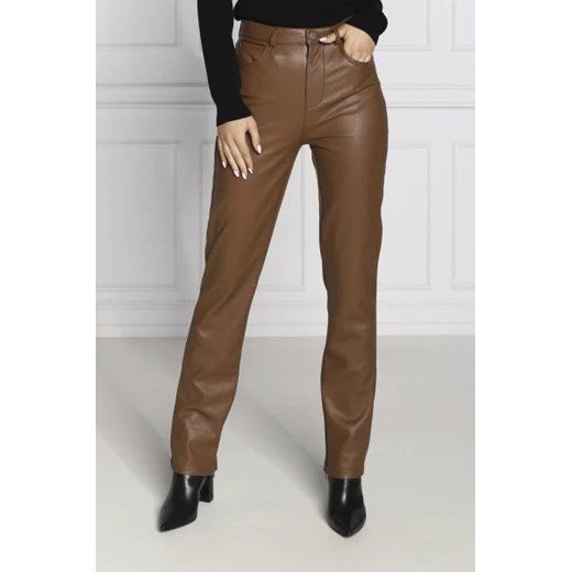 GUESS Spodnie CAROLINE | Straight fit ze sklepu Gomez Fashion Store w kategorii Spodnie damskie - zdjęcie 172987479