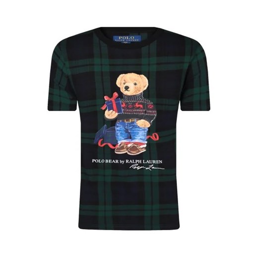 POLO RALPH LAUREN T-shirt KNIT | Regular Fit ze sklepu Gomez Fashion Store w kategorii T-shirty chłopięce - zdjęcie 172987599