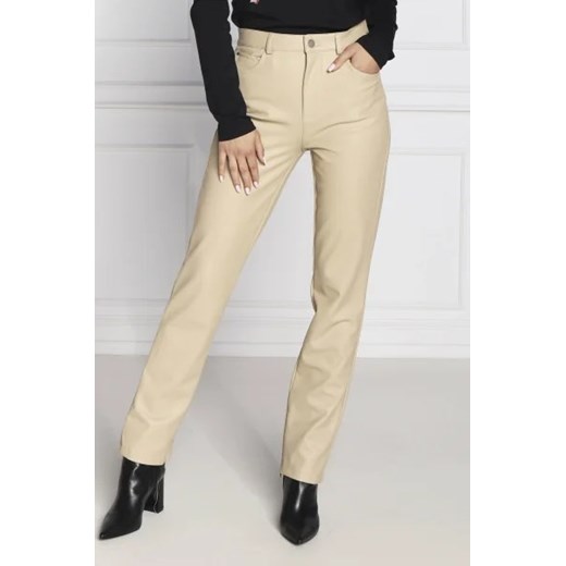 GUESS Spodnie CAROLINE | Straight fit ze sklepu Gomez Fashion Store w kategorii Spodnie damskie - zdjęcie 172987746