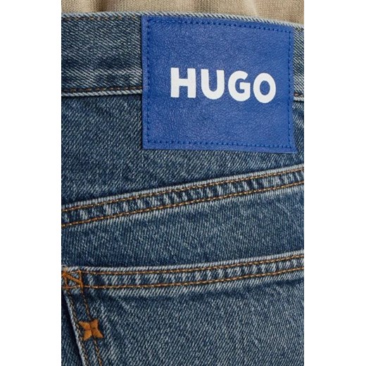 Jeansy męskie Hugo Blue na lato bawełniane 