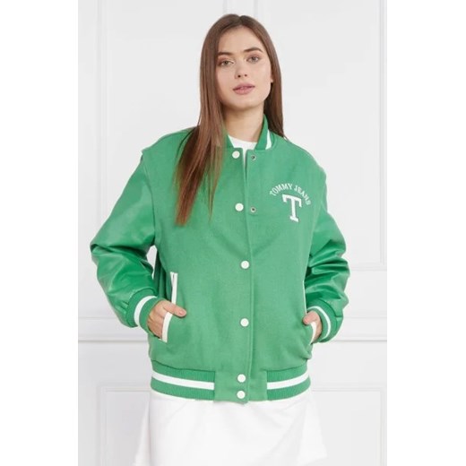 Tommy Jeans Kurtka bomber | Regular Fit | z dodatkiem wełny ze sklepu Gomez Fashion Store w kategorii Kurtki damskie - zdjęcie 172989548