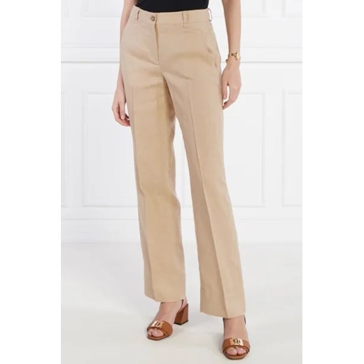 RIANI Lniane spodnie | flare fit ze sklepu Gomez Fashion Store w kategorii Spodnie damskie - zdjęcie 172992169