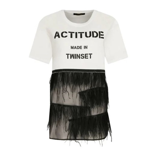 Twinset Actitude T-shirt | Regular Fit ze sklepu Gomez Fashion Store w kategorii Bluzki damskie - zdjęcie 172992555