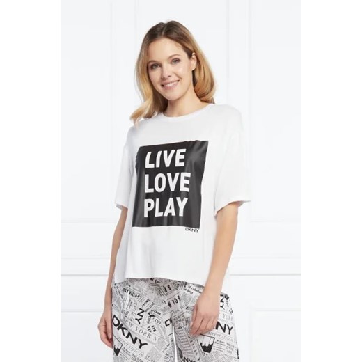 DKNY SLEEPWEAR Piżama | Relaxed fit ze sklepu Gomez Fashion Store w kategorii Piżamy damskie - zdjęcie 172993198