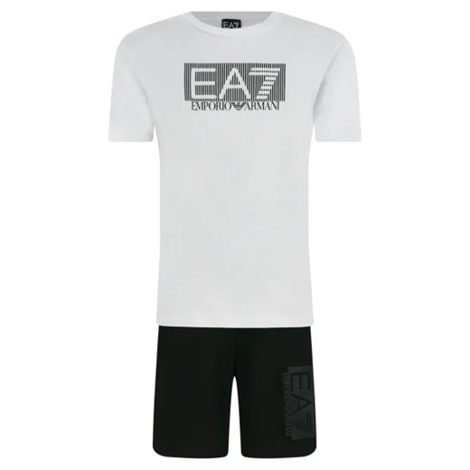 EA7 Piżama | Regular Fit ze sklepu Gomez Fashion Store w kategorii Piżamy dziecięce - zdjęcie 172993578