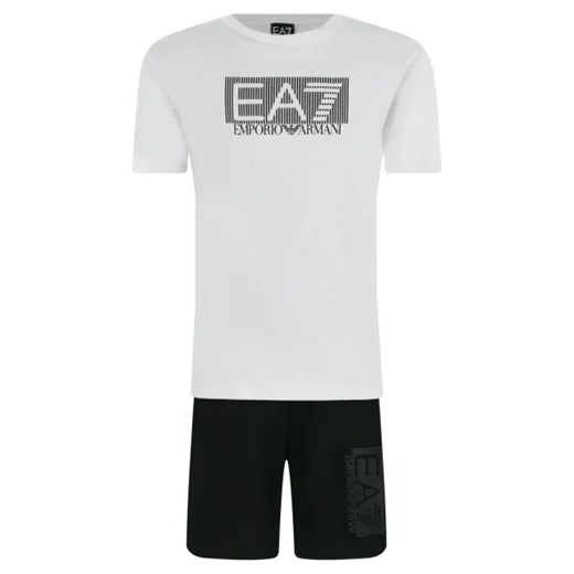 EA7 Piżama | Regular Fit 160 wyprzedaż Gomez Fashion Store