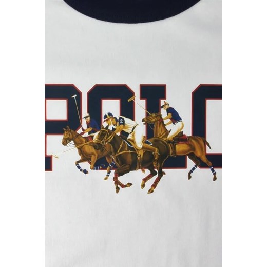 POLO RALPH LAUREN T-shirt RINGR MOD #1 KNIT | Regular Fit Polo Ralph Lauren 98 okazja Gomez Fashion Store