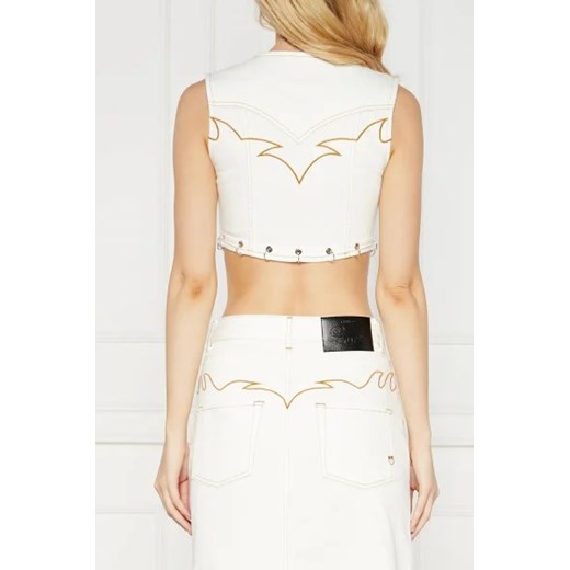 Pinko Jeansowa kamizelka | Regular Fit Pinko XL promocja Gomez Fashion Store