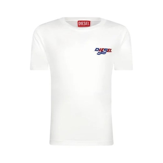 Diesel T-shirt | Regular Fit ze sklepu Gomez Fashion Store w kategorii T-shirty chłopięce - zdjęcie 172995037