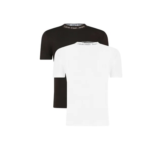 CALVIN KLEIN JEANS T-shirt 2-pack | Regular Fit ze sklepu Gomez Fashion Store w kategorii T-shirty chłopięce - zdjęcie 172995097