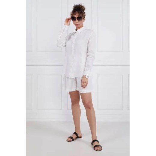BOSS BLACK Lniane szorty 40 promocja Gomez Fashion Store