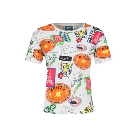 KENZO KIDS T-shirt | Regular Fit ze sklepu Gomez Fashion Store w kategorii Bluzki dziewczęce - zdjęcie 172995229