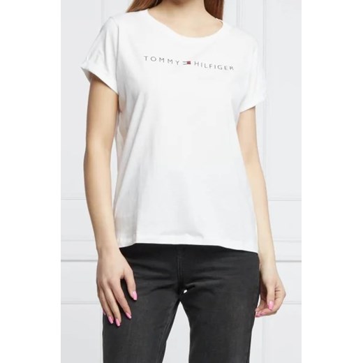 Tommy Hilfiger T-shirt | Regular Fit ze sklepu Gomez Fashion Store w kategorii Bluzki damskie - zdjęcie 172995337