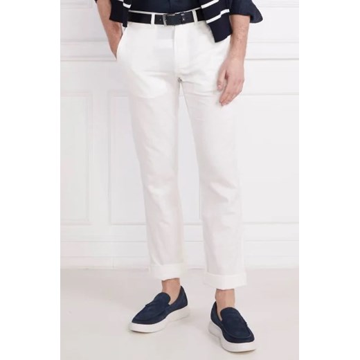 POLO RALPH LAUREN Lniane spodnie | Straight fit ze sklepu Gomez Fashion Store w kategorii Spodnie męskie - zdjęcie 172995636