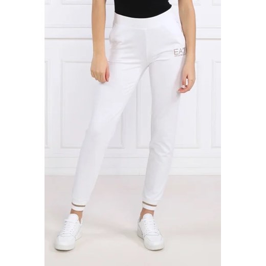 EA7 Spodnie dresowe | Slim Fit ze sklepu Gomez Fashion Store w kategorii Spodnie damskie - zdjęcie 172995747