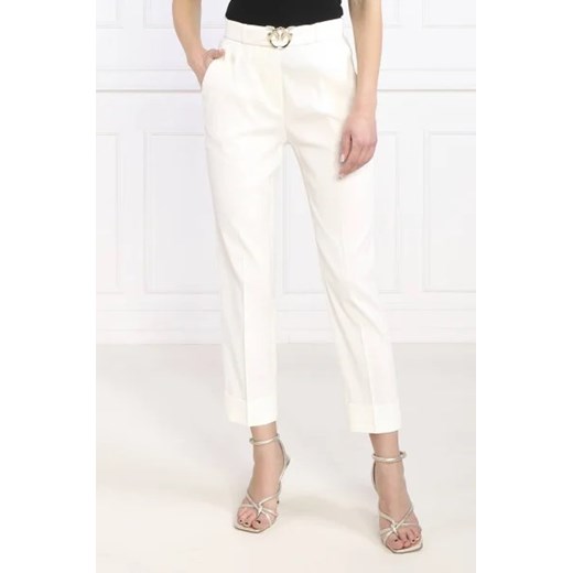 Pinko Lniane spodnie | Regular Fit ze sklepu Gomez Fashion Store w kategorii Spodnie damskie - zdjęcie 172995757