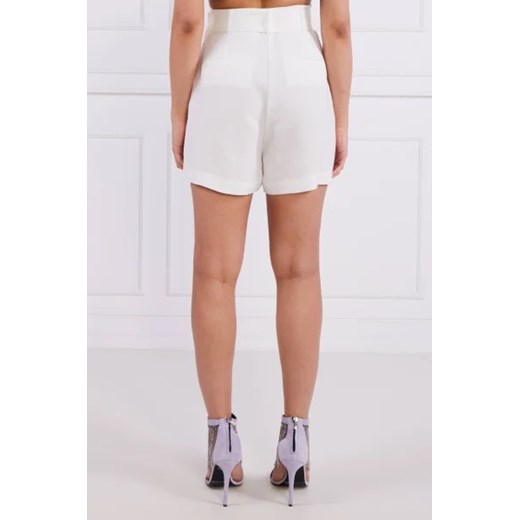 Pinko Szorty + pasek SEMPLICE | Regular Fit | z dodatkiem lnu Pinko 34 wyprzedaż Gomez Fashion Store