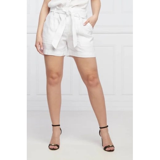 LAUREN RALPH LAUREN Lniane szorty | Regular Fit | high waist ze sklepu Gomez Fashion Store w kategorii Szorty - zdjęcie 172996408