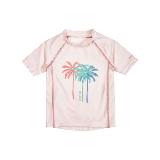Playshoes Koszulka kąpielowa &quot;Palmen&quot; w kolorze jasnoróżowym ze sklepu Limango Polska w kategorii Bluzki dziewczęce - zdjęcie 172999025
