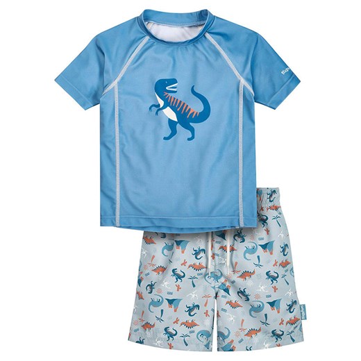 Playshoes 2-częściowy zestaw kąpielowy "Dino" w kolorze niebieskim Playshoes 98/104 okazyjna cena Limango Polska
