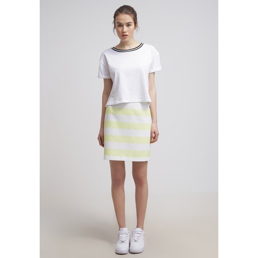 KIOMI Spódnica ołówkowa  offwhite/yellow zalando  Odzież