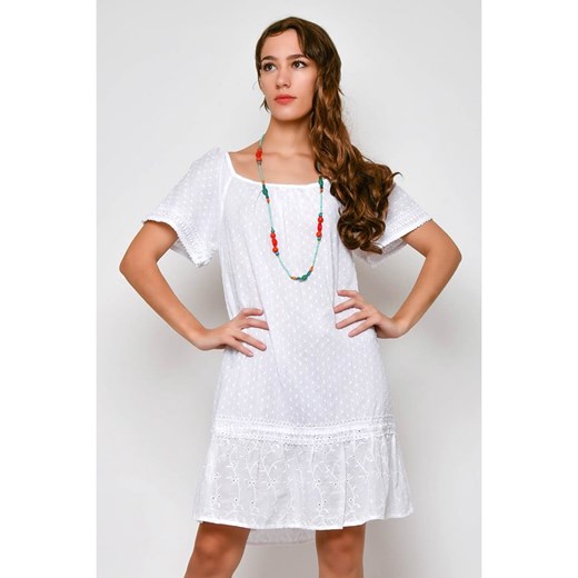 H.H.G. Sukienka w kolorze białym ze sklepu Limango Polska w kategorii Sukienki - zdjęcie 172999345