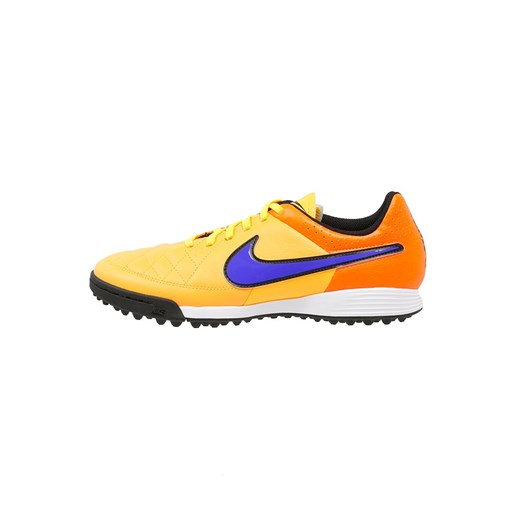 Nike Performance TIEMPO GENIO TF Korki Turfy laser orange/persian violet/total orange/volt zalando  guma