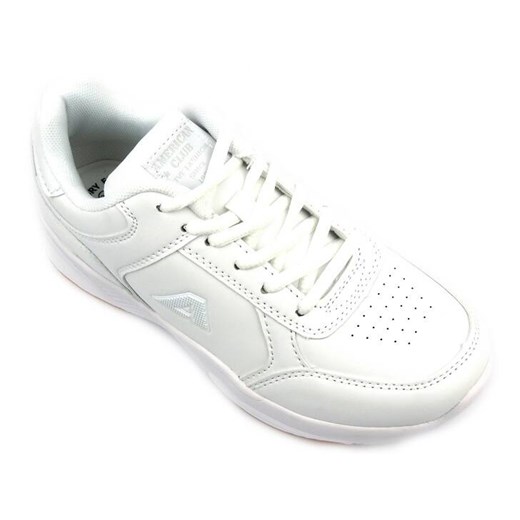 Buty sportowe damskie, adidasy - American Club HA 52/24, białe American Club 41 ulubioneobuwie