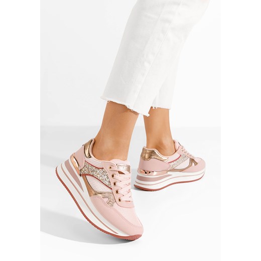 Różowe sneakersy na platformie Camora Zapatos 37 Zapatos