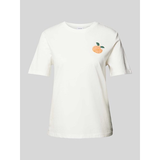 T-shirt z okrągłym dekoltem model ‘SYBIL’ ze sklepu Peek&Cloppenburg  w kategorii Bluzki damskie - zdjęcie 173005335