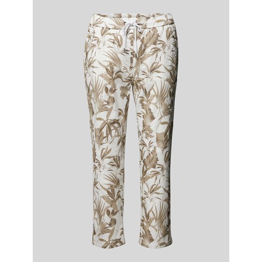 Spodnie materiałowe o skróconym kroju slim fit model ‘SUE’ ze sklepu Peek&Cloppenburg  w kategorii Spodnie damskie - zdjęcie 173005336