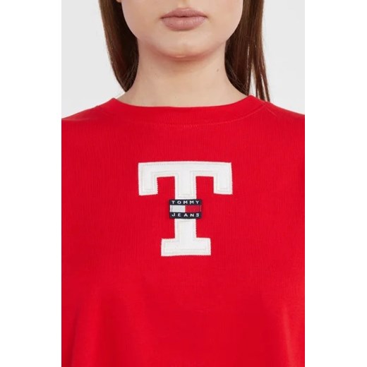Tommy Jeans T-shirt TJW OVR CRP LETTERMAN FLAG TEE | Cropped Fit Tommy Jeans XL Gomez Fashion Store okazja