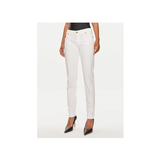 Versace Jeans Couture Jeansy 76HAB5K1 Biały Skinny Fit ze sklepu MODIVO w kategorii Jeansy damskie - zdjęcie 173010819