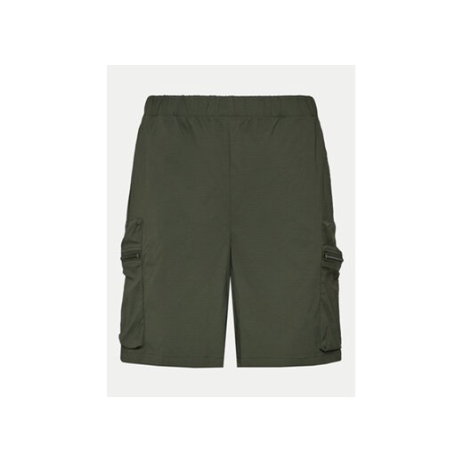 Rains Szorty sportowe Tomar Shorts 19310 Zielony Regular Fit Rains M MODIVO