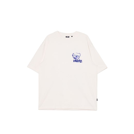 Cropp - Koszulka z nadrukiem po obu stronach - jasny szary ze sklepu Cropp w kategorii T-shirty męskie - zdjęcie 173012009