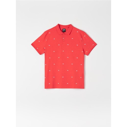 Sinsay - Koszulka polo - różowy ze sklepu Sinsay w kategorii T-shirty męskie - zdjęcie 173012637