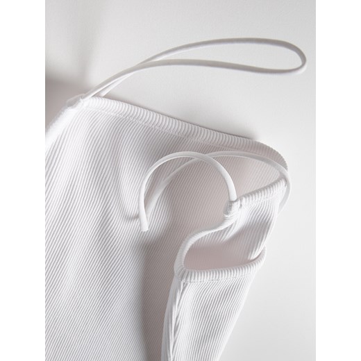 Reserved - Crop top - biały Reserved L Reserved