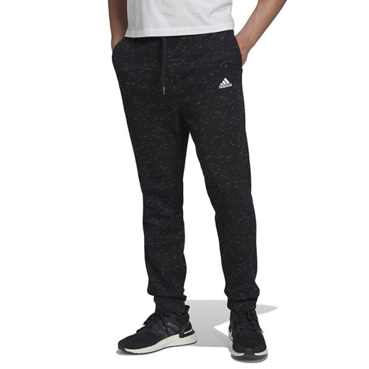 Spodnie adidas Essentials French Terry Melange Joggers HE1794 - czarne ze sklepu streetstyle24.pl w kategorii Spodnie męskie - zdjęcie 173013255