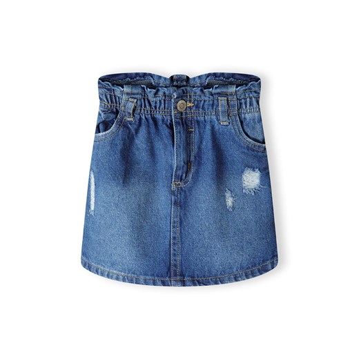 Spódniczka jeansowa z przeszyciami dla dziewczynki Minoti 146/152 5.10.15