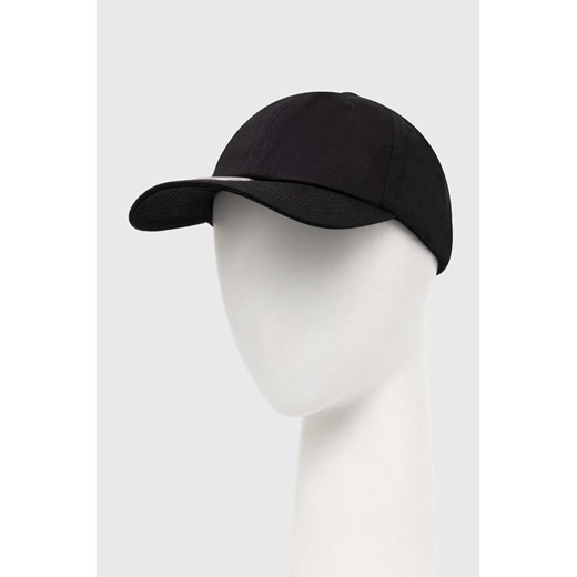 VETEMENTS czapka z daszkiem bawełniana Ring Cap kolor czarny gładka UE64CA300B ze sklepu PRM w kategorii Czapki z daszkiem damskie - zdjęcie 173015475