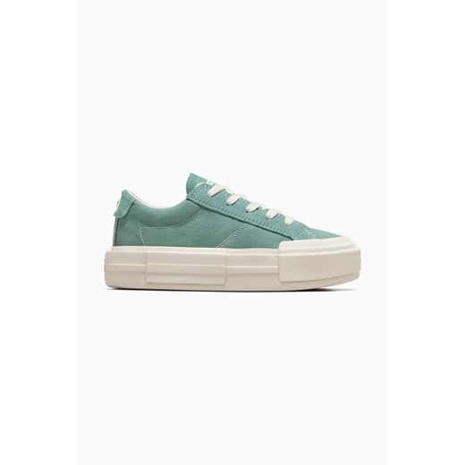 Trampki damskie Converse zielone sportowe z tkaniny na lato płaskie