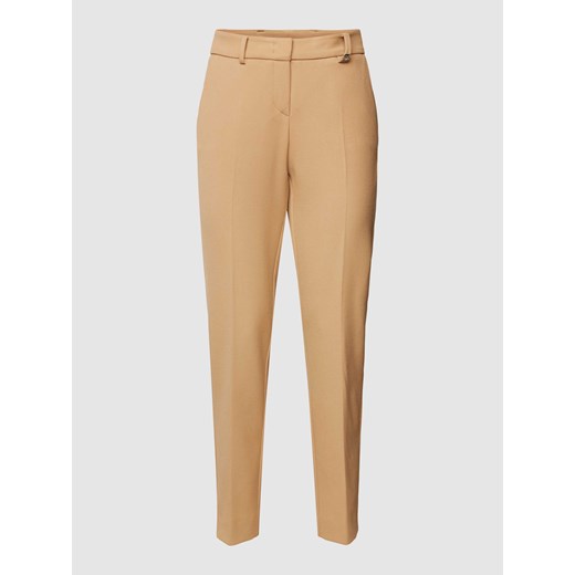 Spodnie materiałowe z fakturowanym wzorem model ‘Dora’ ze sklepu Peek&Cloppenburg  w kategorii Spodnie damskie - zdjęcie 173015727